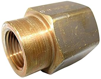 MettleAir 119-DC-1PK 1/2" NPT Female to 3/8" NPT Female Brass Pipe Reducing/Reducer Coupling