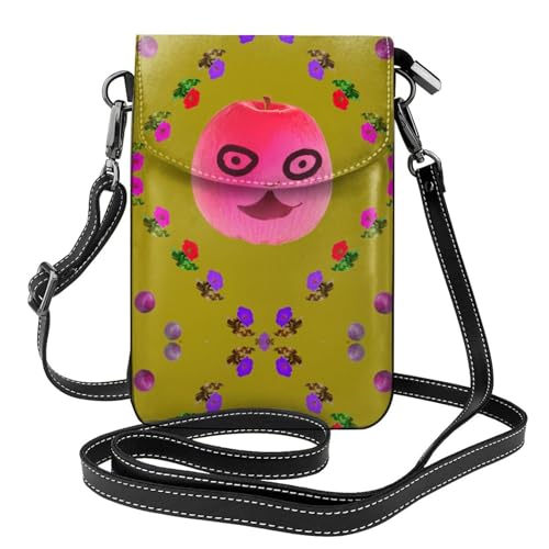 Sac à bandoulière à motif pêche amusant avec rabat pour voyage et trajet