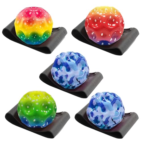 Pynzeka 5 Stück Ball Mit Schnur Kinder Jumping Balls Handgelenk...