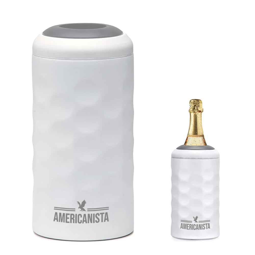 Premium Wine Bottle Chiller – Double Walled, Vacuum Insulated, Instant Cooling & Temperature Control for Perfect Wine Serving 750mL Champagne and Wine Bottles