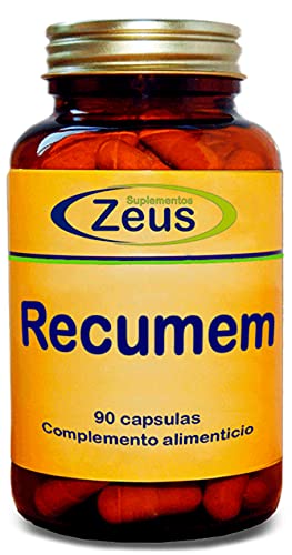 RECUMEM | Contribuye a mejorar la memoria y otras funciones cognitivas | Complemento Alimenticio a base de Lecitina de soja, NAC, Colina y Vitaminas | 100% Vegano | 90 Cápsulas Vegetales