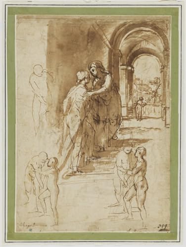 Tableaux Graffiti Art Mural d'exception, impression moderne de la Visitation Barocci
