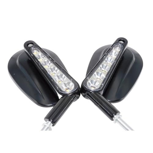 Espejos retrovisores para Road King con luces LED para tus rutas de fin de semana