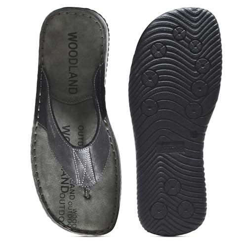 Image of Woodland Men's Leather Slippers