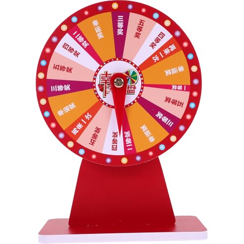 CHILDWEET Game Prize Turntable Plastic for Parties Raffles and Trade Shows Versatile Luck Wheel