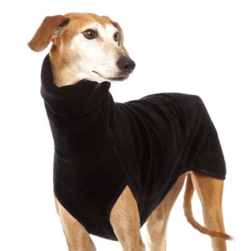 Outono e inverno quente galgo Labrador pastor cão roupa para cães grandes camisa de gola alta camisola camisola camisola de lã extensível colete para cães casaco para animais de estimação fatos de