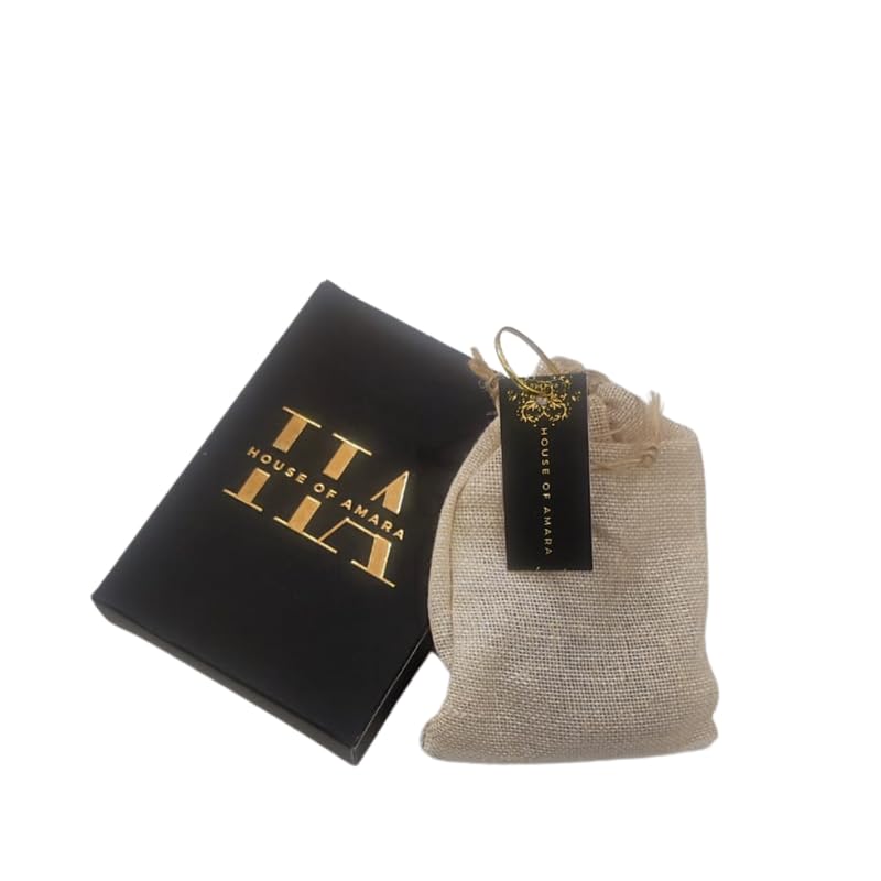 House of Amara Mandarin Scented Sachet – Premium Fragrance Pouch for Wardrobes, Drawers & Almirahs | Long-Lasting, Eco-Friendly & Natural