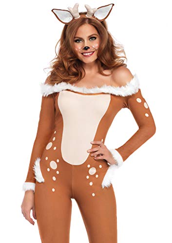 LEG AVENUE Damen Darling Deer Hirsch Kost m, Braun (Brown), S EU