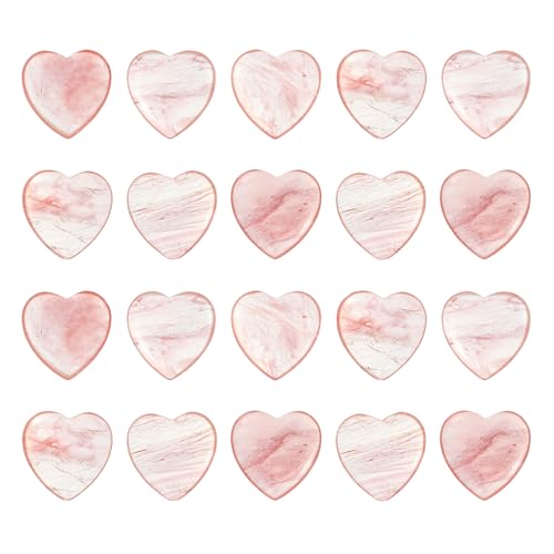 Pierres de Cristal en Forme de Cœur, Cadeau Idéal pour Anniversaire et Fête des Mères