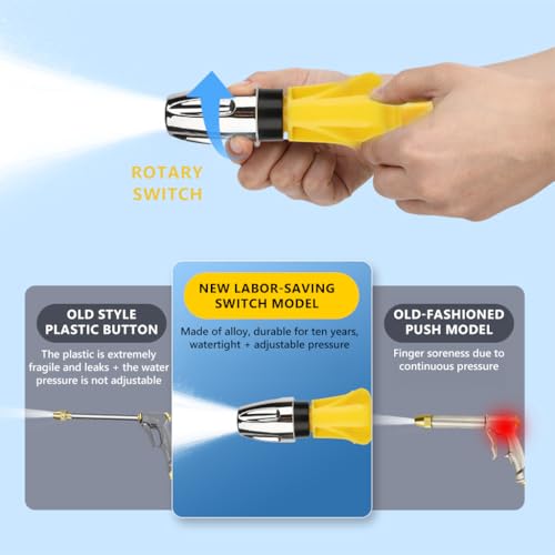 Image of HASTHIP 3Pcs Water Sprayer Gun Accessories Kit, High Pressure Spray Nozzle with 3 Modes, Quick Connect Hose Adapter, Faucet Adapter, for Car Washing, Lawn Watering, Irrigation