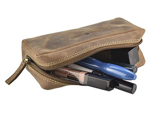 Greenburry - Astuccio per cosmetici, in pelle