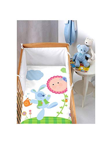 Housse de Couette Bébé Doudou 80 x 120 cm Parure de Lit en Coton Premium - 2