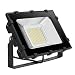 Produktbild Viugreum 100W LED Scheinwerfer, Außenbeleuchtung, Verdünner und Feuerzeug Design, Wasserdicht IP65, 12000LM, Warmweiß (3000-3400K), Super helles Sicherheitsbeleuchtung, für Garten, Hof,Lager