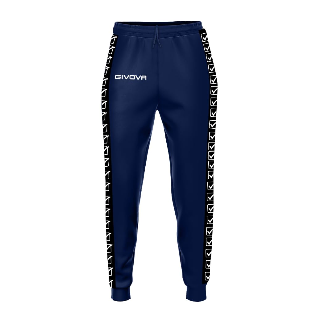 Givova Terry Band Pants Trousers, Blue, M