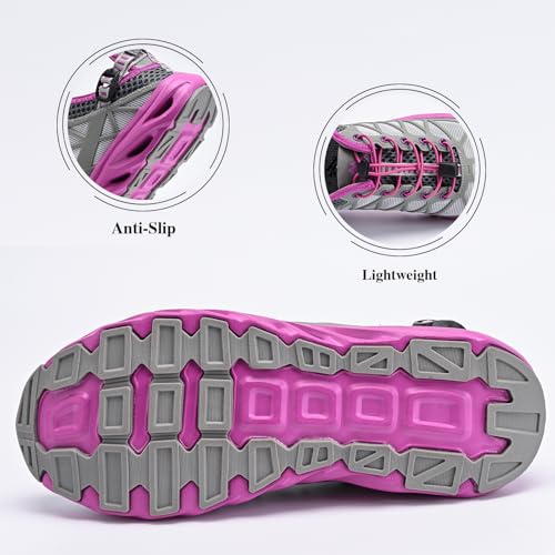 Queday Men's Women's Amphibious Water Shoes Closed Toe Hiking Sandals Summer Outdoor Water Sandal Non-Slip River Shoes Quick Drying4