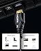 Cratree 8K HDMI Cable 6.6FT - Ultra High Speed HDMI Cable/Certified/4K 120hz/8K 60hz/48Gbps/Braided/eARC/HDCP 2.2&2.3 - Compatible for Blu-ray/HDTV/PS5/Monitor