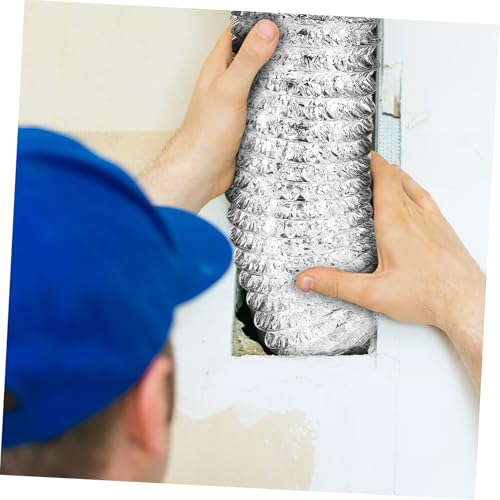 Tuyau aération sèche-linge flexible conduit évacuation air avec colliers - 5