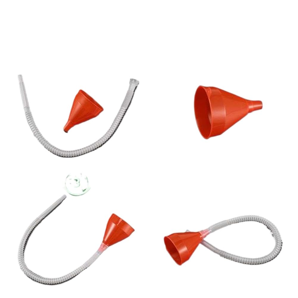 Entonnoir De Remplissage En Plastique Avec Buse Et Tuyau Compatible Avec Voiture Moto Véhicule