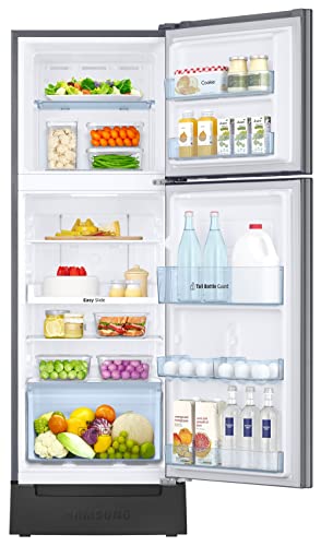 Image of Samsung 253L 2 Star Frost-Free Double Door Refrigerator Appliance (RT28B3822QB /HL, Bouquet Silver, 2022 Model)