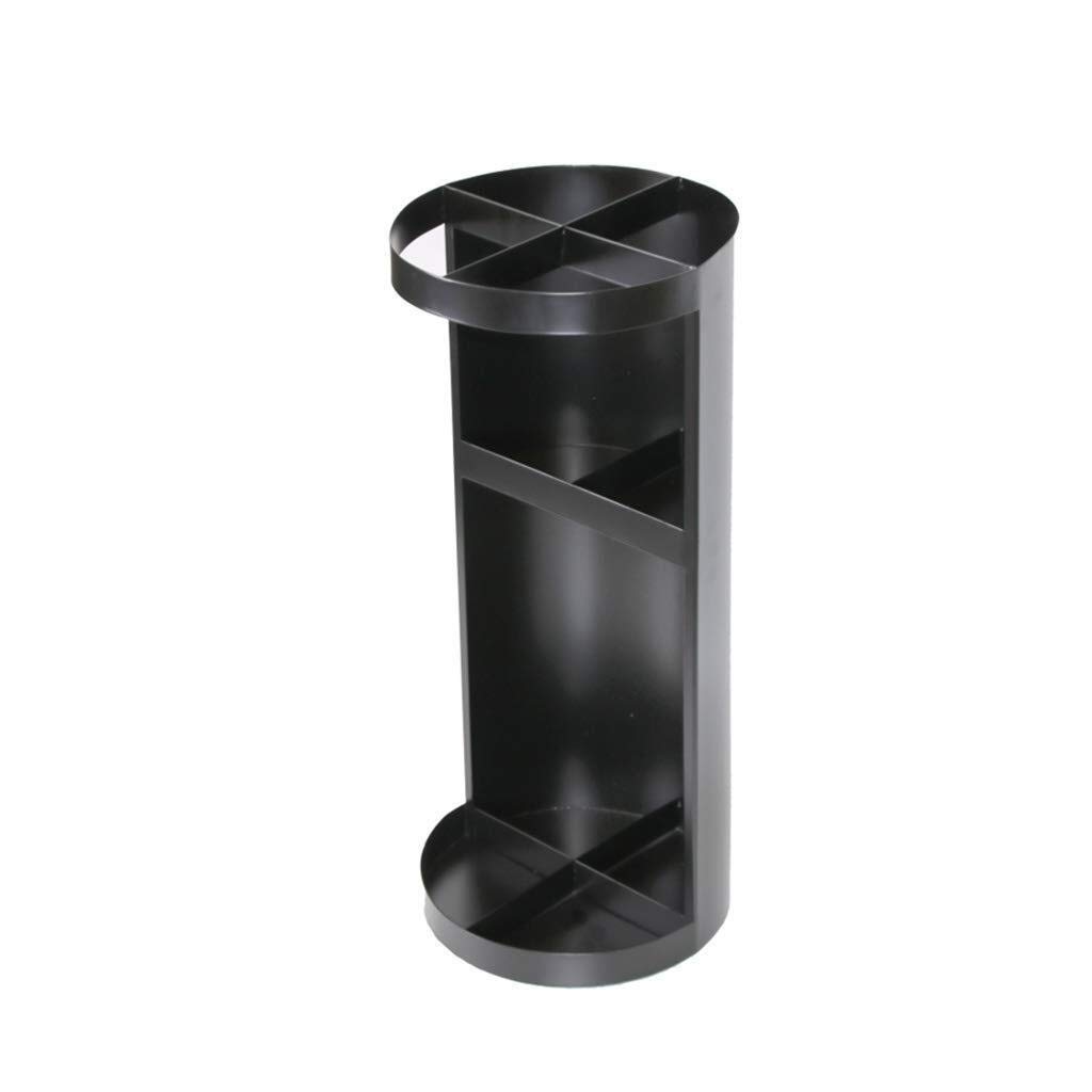 Porte-parapluie d'intérieur design support de rangement rond sur pied métallique de couloir