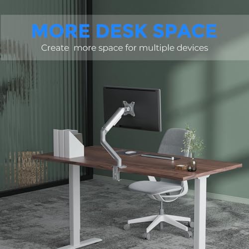 ممتص صدمات ميكانيكي للشاشات المسطحة والمنحنية مقاس 17 - 32 بوصة مع مقبض واحد وقدرة تحمل حتى 9 كيلوجرام كحد أقصى من تويستيد مايندز موديل TM-63-C06