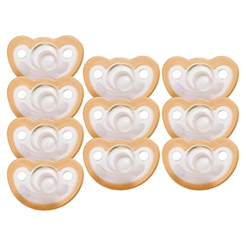 JollyPop 0-3 Months Pacifier 10 Pack Unscented - Orange