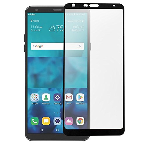 Eaglecell - For Lg Stylo 4 (2018) - 3D Edge Tempered Glass Screen Protector - Black Frame #TOP2