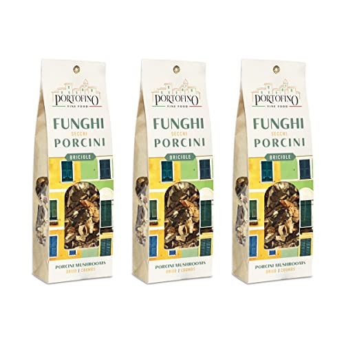 Portofino Fine Food - Setas Porcini Secas - Migas - 3 x 100 g