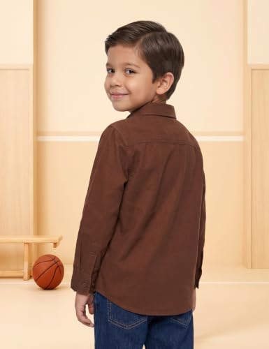 Image of Amazon Brand - Symbol Boys 100% Cotton Casual Shirt | Full Sleeves | Regular Fit | Age 2-14 Years