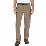 BC Clothing Hiking Pants for Men - Convertible Pants Men - Leightweight Cargo Pants Khaki