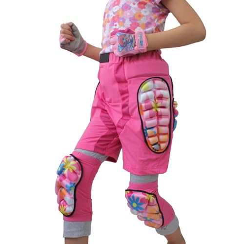 Pantalones cortos acolchados 3D para evitar lesiones de cadera en esquí y patinaje 5