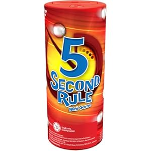 PlayMonster 5 Second Rule Mini – Quickfire Trivia Card Game for Family Fun On The Go – Family Games – Ages 8+