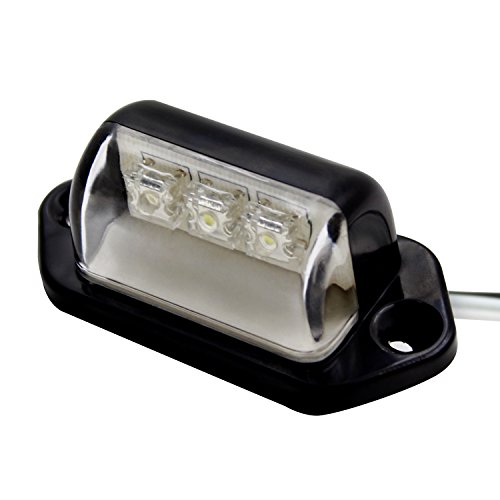 FXC 2x Car LED License Plate Tag Light 12V or Convenience Courtesy Door Step Lamp