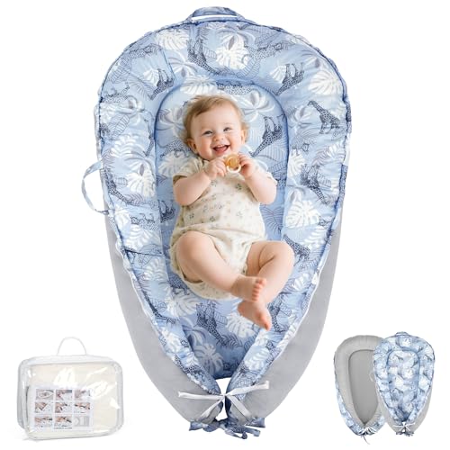 360°Embracing Baby Lounger, Snuggle Me Lounger, Breathable & Soft...