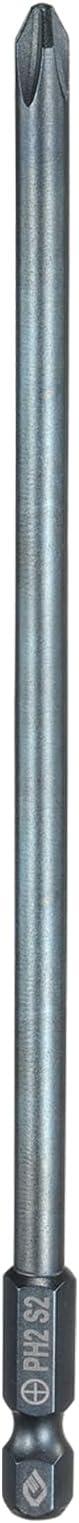 #2 Phillips Screwdriver Bit PH2 1/4" Hex Shank 6" (150mm) Long 0.18" Rod Magnetic Cross Head Drill Bits S2 Steel Industrial Screw Driver Bit for Electric Power Tools, Blue