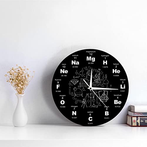 Horloge murale mathématique silencieuse acrylique pour bureau - 8