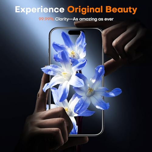 Image of TOCOL for iPhone 16 Privacy Screen Protector True 25Anti Spy 9H+ Hardness Tempered Glass Full Coverage Easy Installation 2 Pack