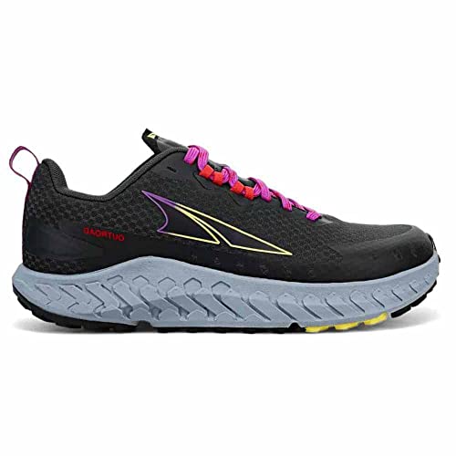 ALTRA Women's Outroad Trail Running Shoe, Dark Gray/Blue, 6.5