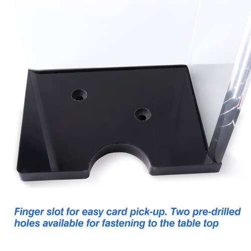 Gse 2 Deck/4 Deck/6 Deck/8 Deck Clear Acrylic Casino Grade Discard Holder Trays For Blackjack And Casino Games (8 Deck) #TOP3
