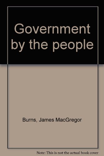 Government by the people 0133615286 Book Cover