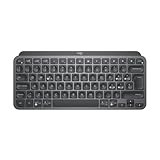 Logitech MX Keys Mini for Business, Teclado retroiluminado inalámbrico, Disposición QWERTY Italiano - Gris