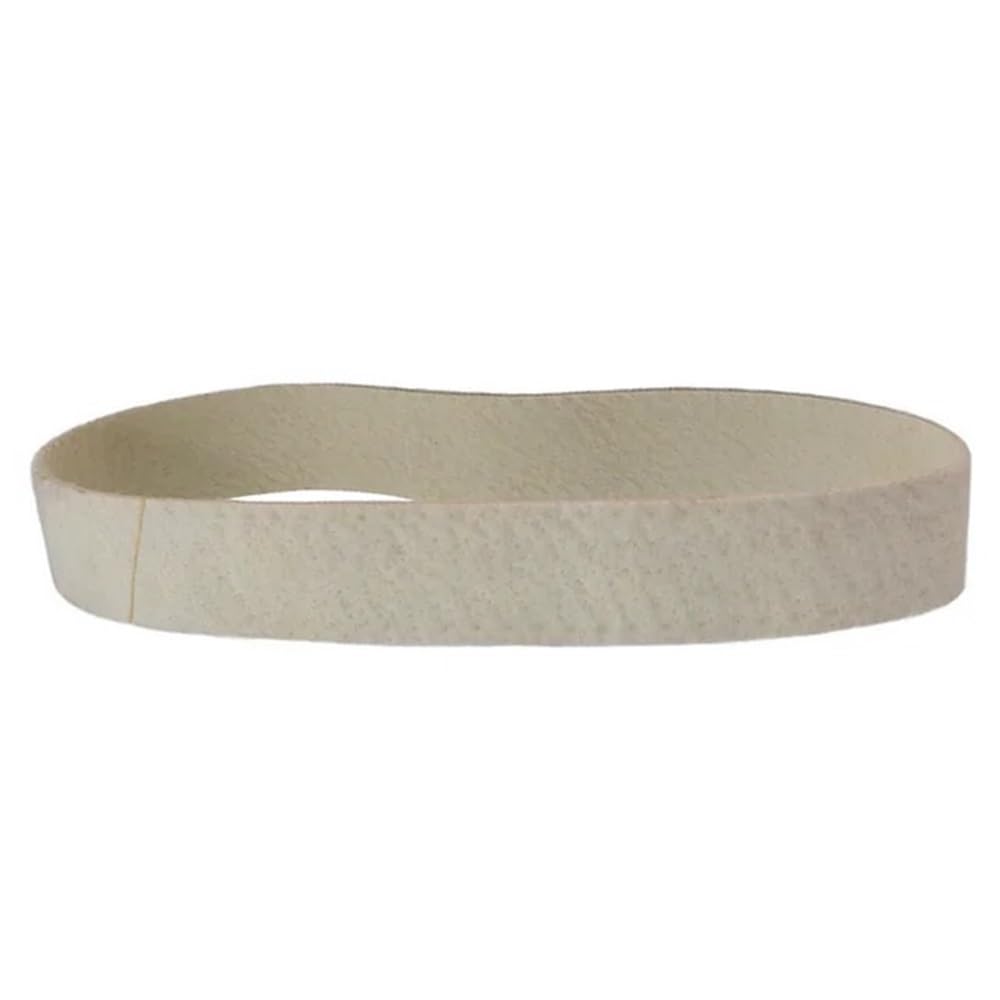 Polierband aus Wollfilz Mehrfarbiges Vlies- und Wollfilz-Schleifband, 760 x 40 mm, 5er-Packung(White)
