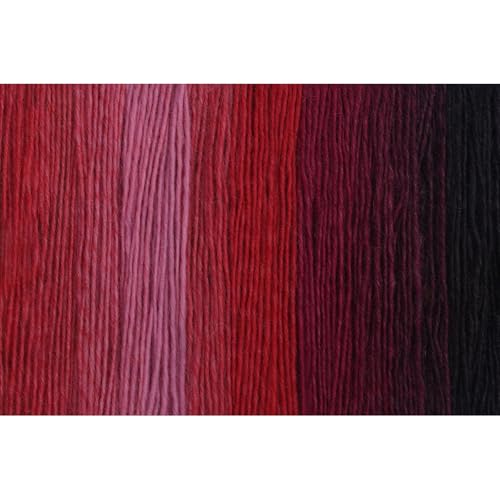 Image of NICEEC 2 Skeins 100% Rainbow Wool Yarn Soft Gradient, Self-Striping, Colorful Single Ply Yarn for Crochet & Knitting (Total 196ydsx2 /1.76ozx2) - 28#