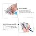 NOLITOY 3sets Knitting Finger Protector Cut Proof Glove Reusable Finger Sleeves Thumb Protectors Garden Tool Protection 4pairs*3