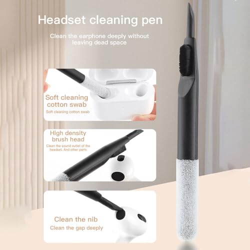 Image of UCRAVO 18 in 1 Electronic Cleaner Kit, Portable Professional Keyboard Laptop Cleaner Tools with Brush, Multifunctional Computer Cleaner Set Compact Design for Earbud /Laptop /Phone /Screen /Camera