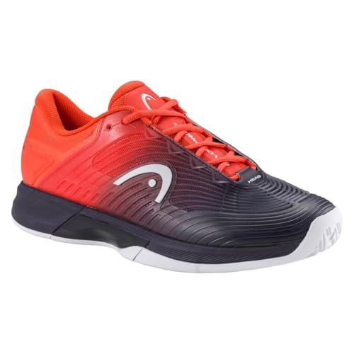 HEAD Revolt Pro 4.5 Men's Tennis Shoe, Dark Blue/Red, 12