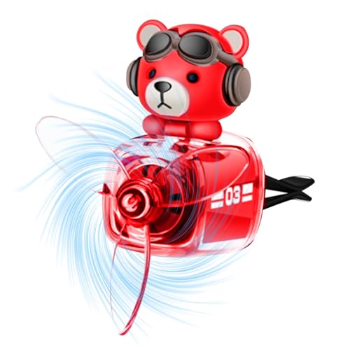 Car Bear Pilot Diffuser, Airist Airist from the Car Ventilation Pilot, Automobile Aromatherapy Diffuser, Cartoon Fan Fragrance Monastery for the Ho This innovative design works during long units