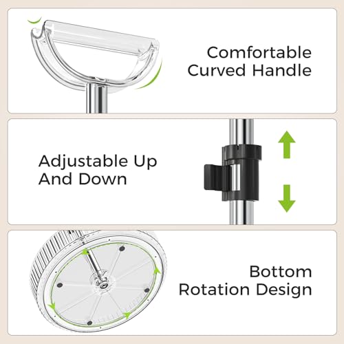 Image of Lazy Susan Organizer - 2 Tier Rotating Spice Rack Turntable, 11.4 inch Plastic Spinning Organizer for Kitchen Cabinet Pantry Countertop Cupboard Bathroom Storage, Clear
