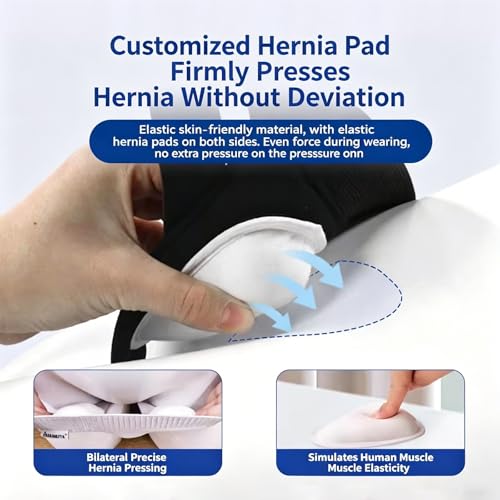 Faja Hernia Inguinal Hombre Soporte Ajustable 72-88cm miniatura 3