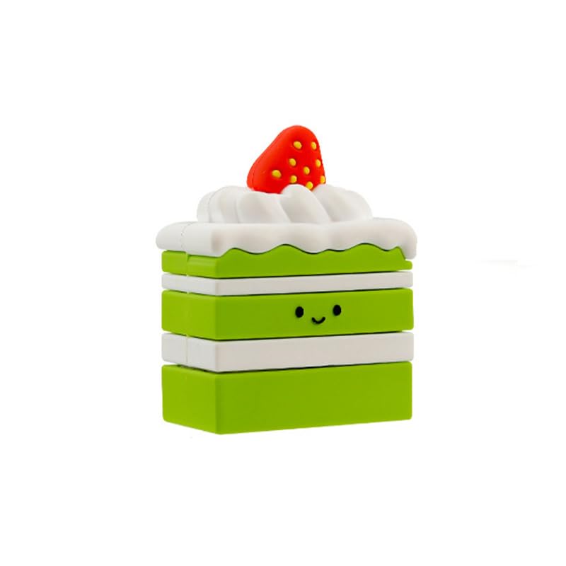 Maommadio Children's Custom Name Stamps for Clothing Hamburg Shaped Seal Personalized Waterproof Non-fading Stamp for Baby Student Clothes (Cake)